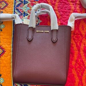 Michael Kors Deep Red Tote Bag